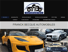 Tablet Screenshot of f-b-automobiles.com